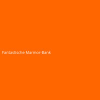 Fantastische Marmor-Bank